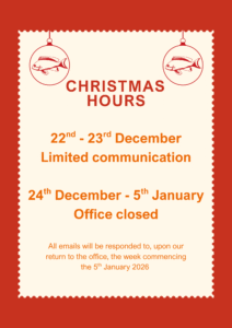Christmas office hours