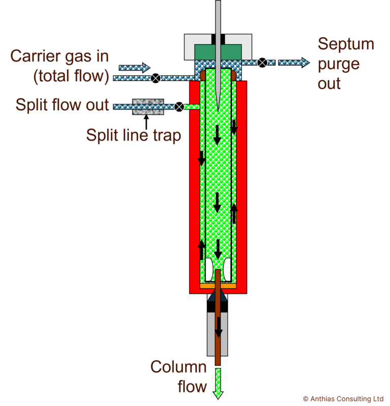 TechTip 3: GC splitless injections – how long until you open the split exit?