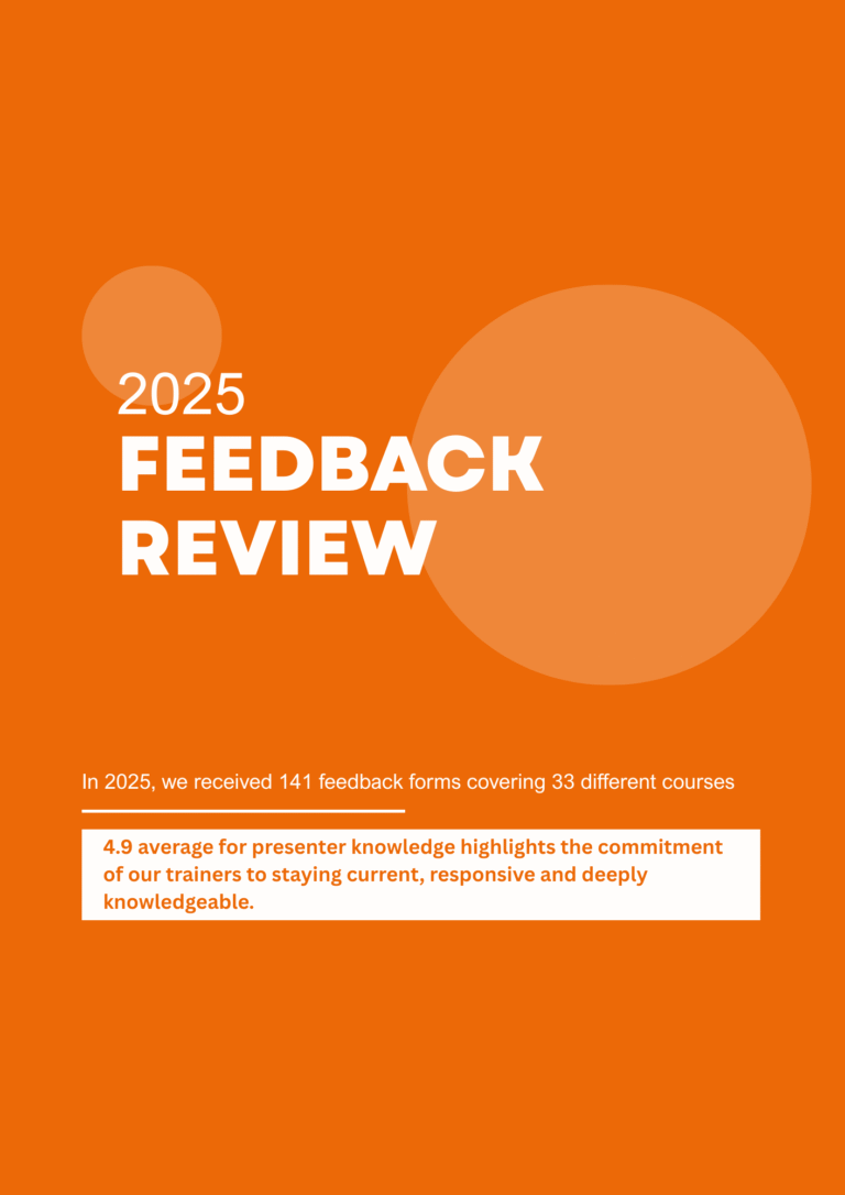 Training Feedback Review: Highlights from 2025