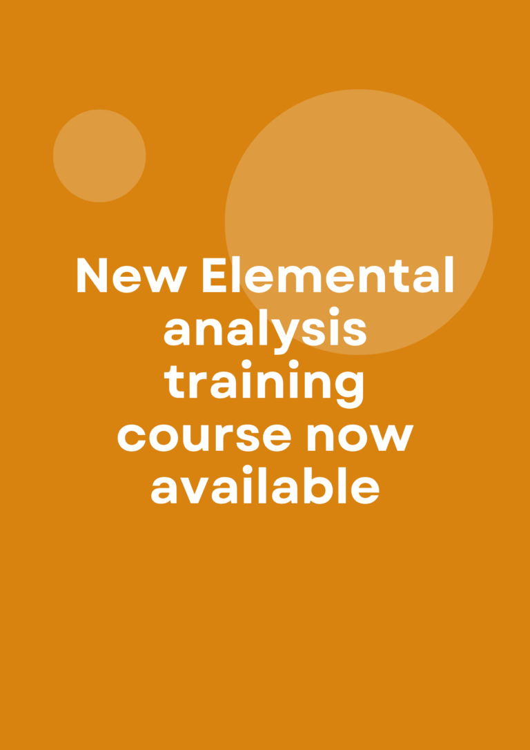 New Elemental analysis training course now available